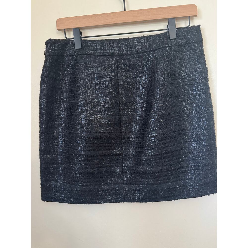 NWT The Limited Black Tweed Mini Skirt Womens Size 6 Lined - Picture 2 of 10